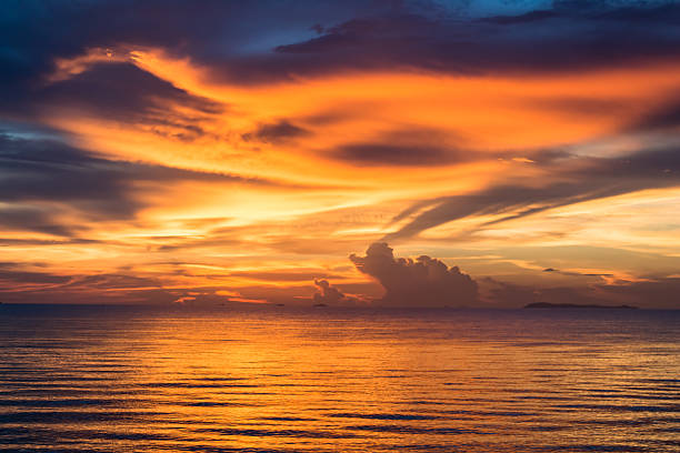 istock Summer sunset at PATAYA THAILAND 495815929