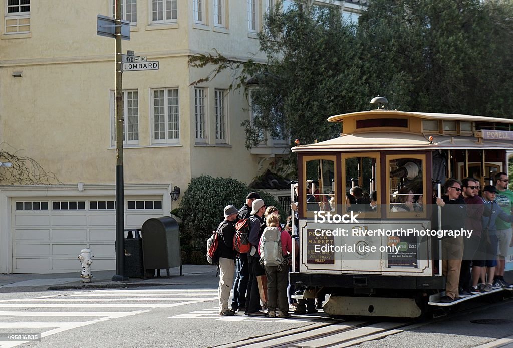 San Francisco Street Scene - Lizenzfrei Anhöhe Stock-Foto
