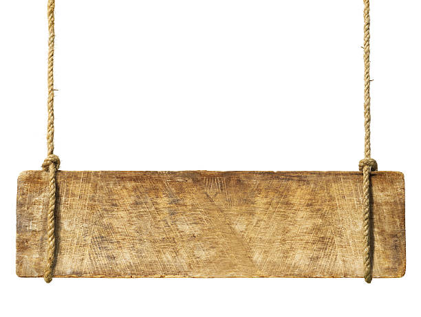 istock Wooden Sign Hanging from Rope 495817669