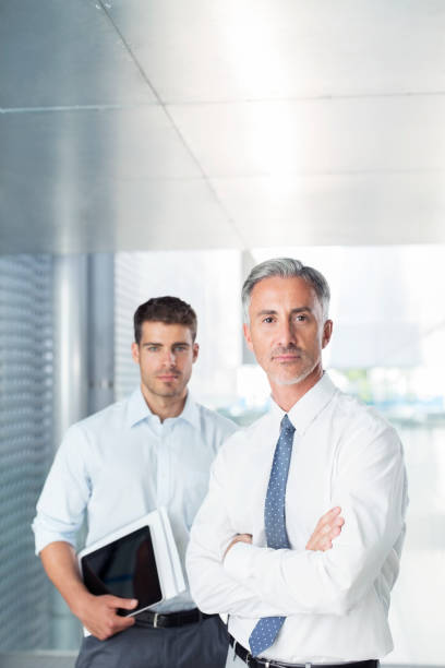 istock Portrait of confident businessmen 495828143
