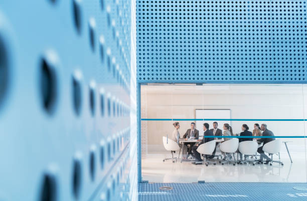 istock Business people meeting at conference room table 495828273