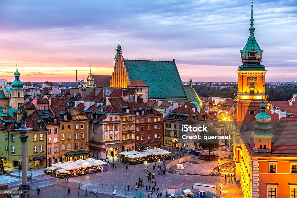 Old Town in Warsaw, Poland Warsaw Stock Photo