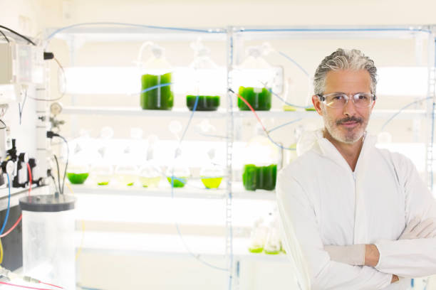 Portrait of male medical expert looking at camera. Copy space.