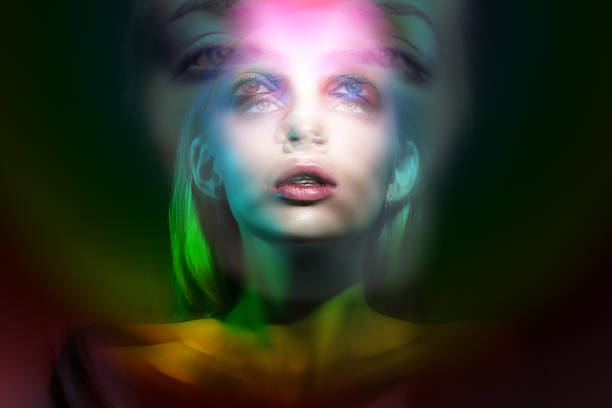 istock rainbow light on the girl 495831502