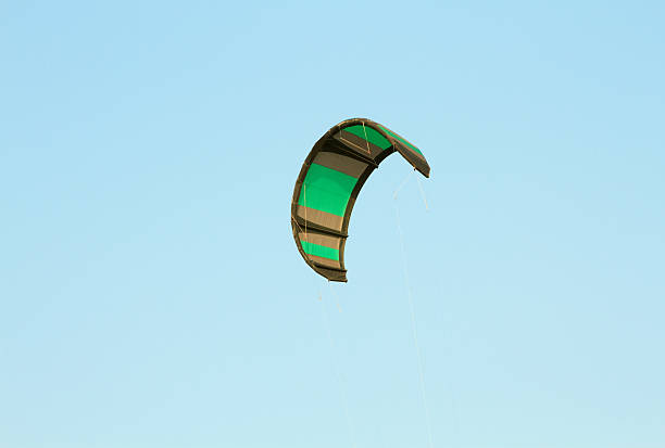 istock The kitesurf wing over blue sky 495831902
