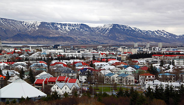 istock Iceland: Panorama of Reykjavik from the Perlan 495856031