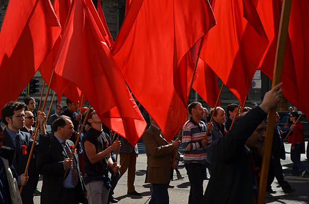 Milano, Italy - May 1, 2014: Unions gathered in Kadikoy to celebrate International Labour Day.