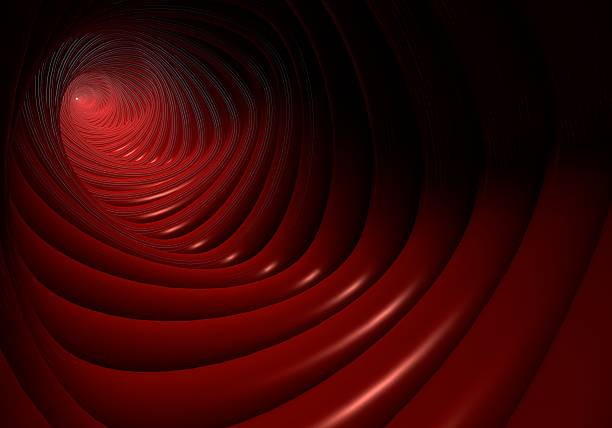 istock Abstract red energy background XXL 495856525