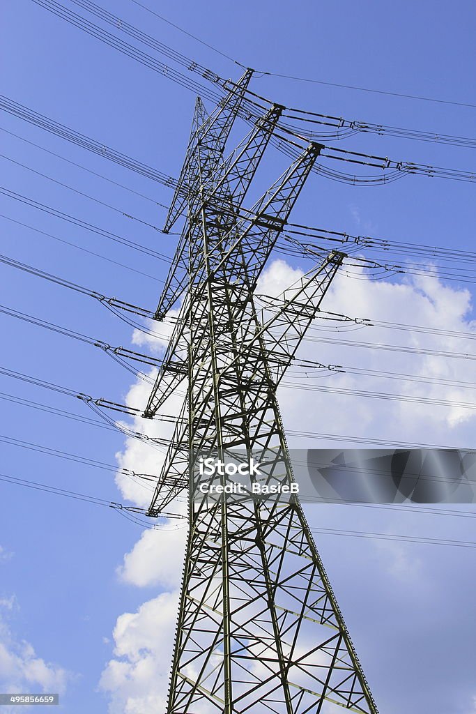 High voltage tower - Lizenzfrei Baugewerbe Stock-Foto