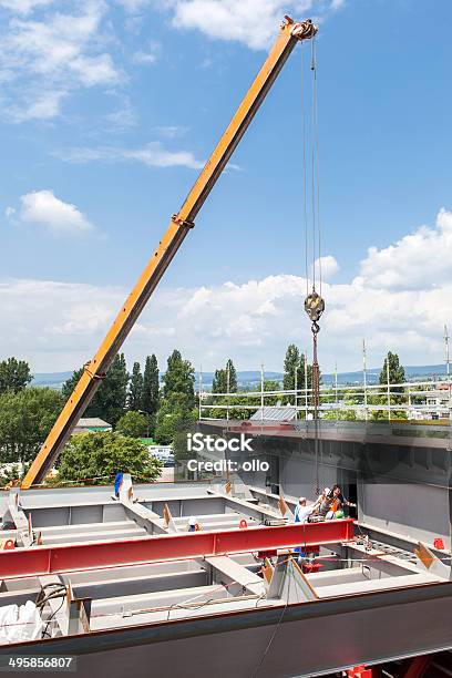 Local De Construção A Ponte De Estrada - Fotografias de stock e mais imagens de Andaime - Andaime, Ao Ar Livre, Arquitetura