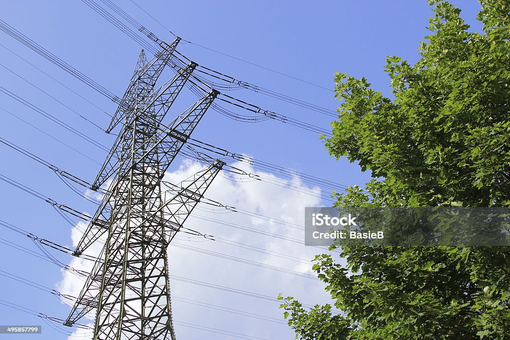 Hochspannungsturm - Lizenzfrei Ahorn Stock-Foto