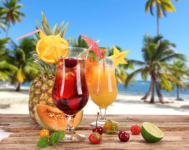 fresh fruit cocktails