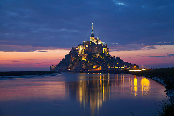 istock Evening scene of Mont Saint Michel 495858249