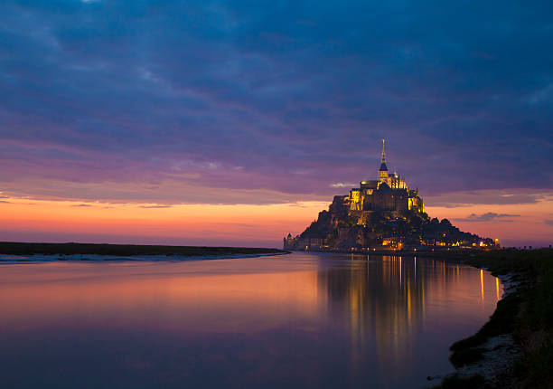 istock Evening scene of Mont Saint Michel 495858253