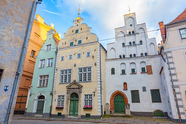 istock Three Brothers Houses in Riga 495858537
