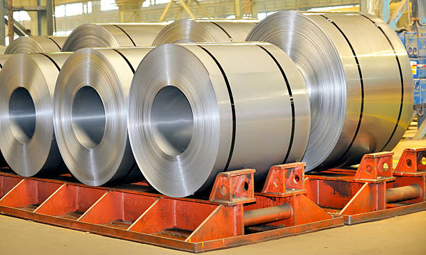 istock rolls of steel sheet 495858541