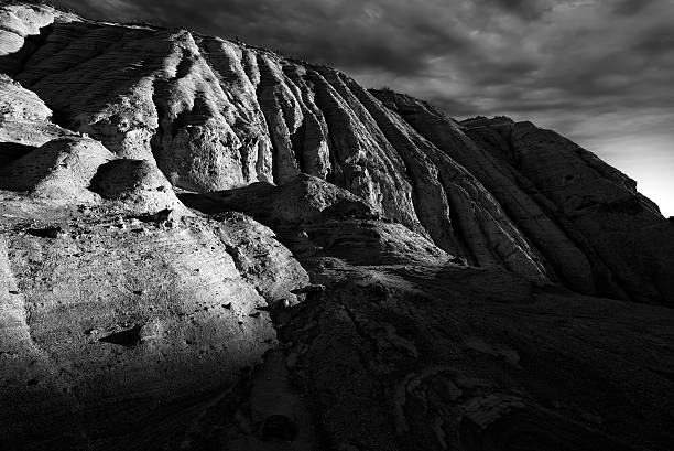 Dramatic sunrise as seen from a canyon near Cochiti, NM