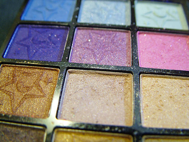 istock Eye shadows make-up palette close-up 495869898