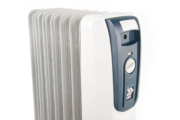 istock Oil heater isolated on white 495870561