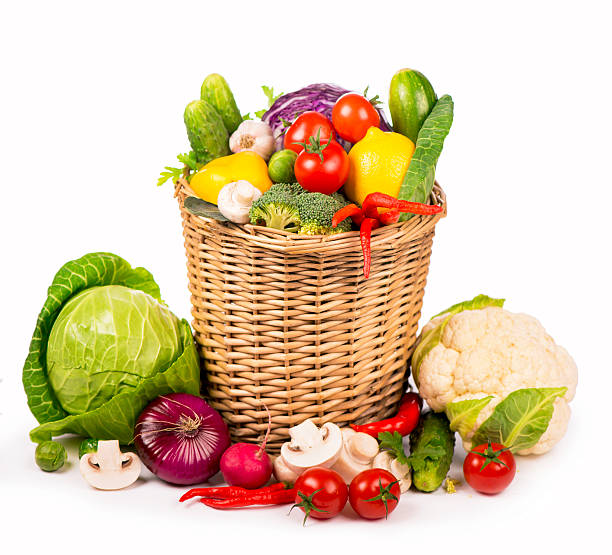 istock Healthy Organic Vegetables on a Wooden Background 495870641