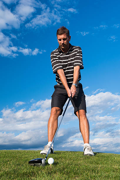 istock Golfer just about to start the game 495871040