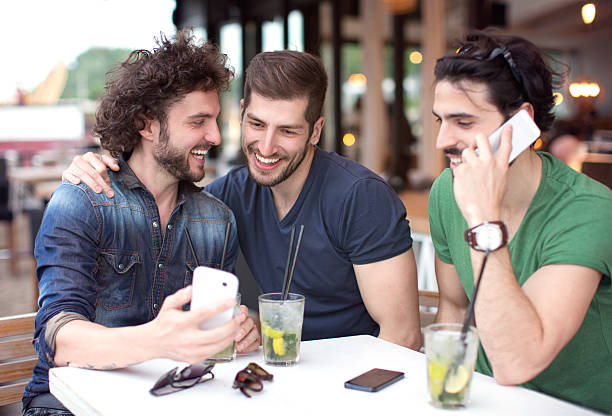 istock Friends having fun at the bar. 495871415
