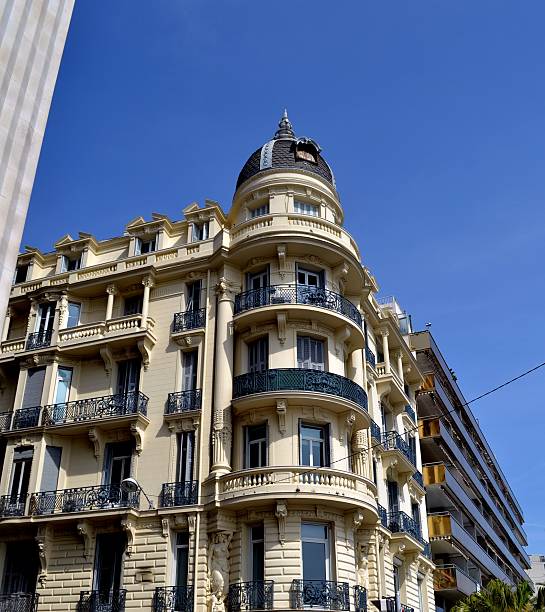 osten, architettura - city of nice france french riviera promenade des anglais stock-fotos und bilder