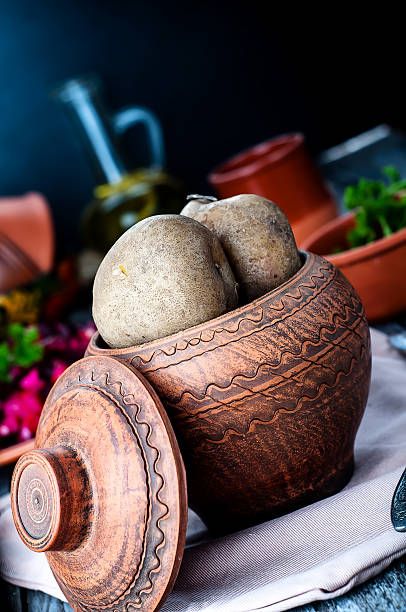 istock Ukrainian national dish is baked potatoes 495874998