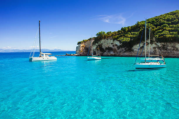 istock Beautiful bay in Greece 495879052