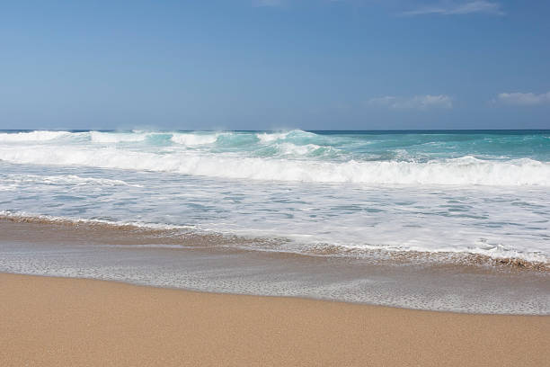 istock Blue sky, blue sea and sand beach. 495879656