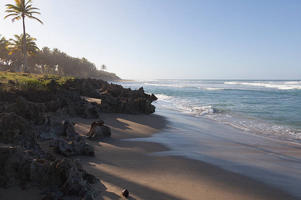 istock Blue sky, blue sea and sand beach. 495880358