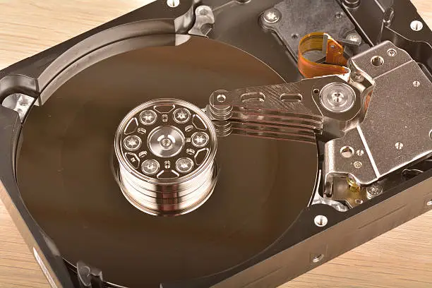 Internals of a harddisk HDD