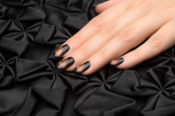 istock Beautiful woman's nails with nice stylish manicure. 495901976