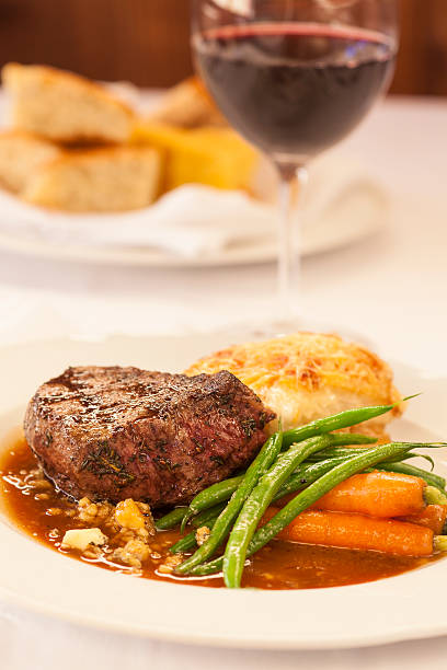 istock grilled prime filet with Stilton cheese-Port wine sauce 495903814