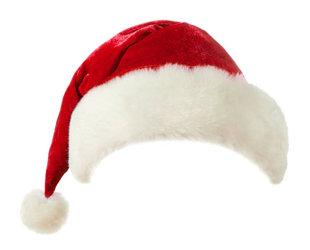 santa hat - kerstmuts stockfoto's en -beelden