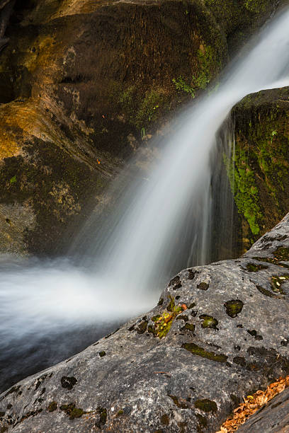 istock Side view of upper cascade at Kent Falls State Park. 495907294