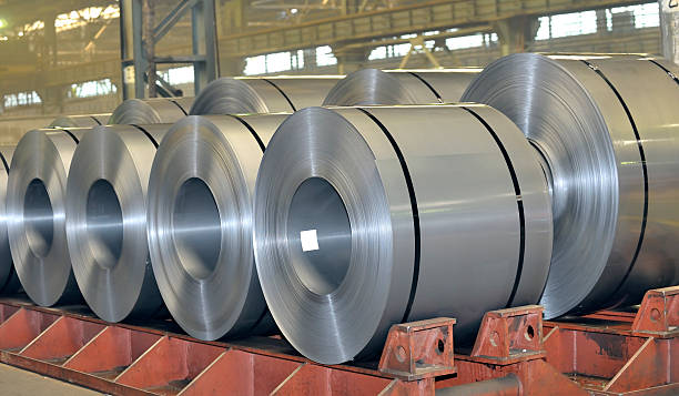 istock rolls of steel sheet 495912225