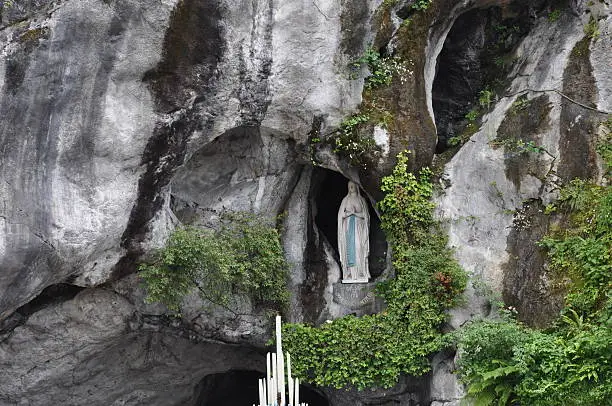 Cave of the apparitions of the Virgin of Lourdes