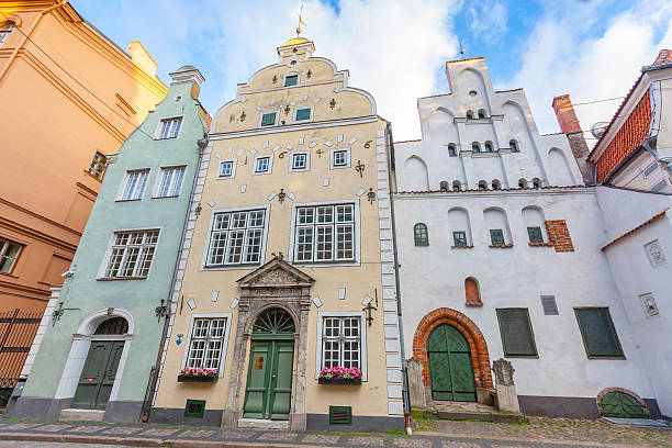 istock Three Brothers Houses in Riga 495918099