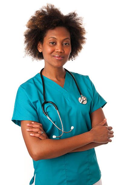 istock Confident African American Nurse 495918213