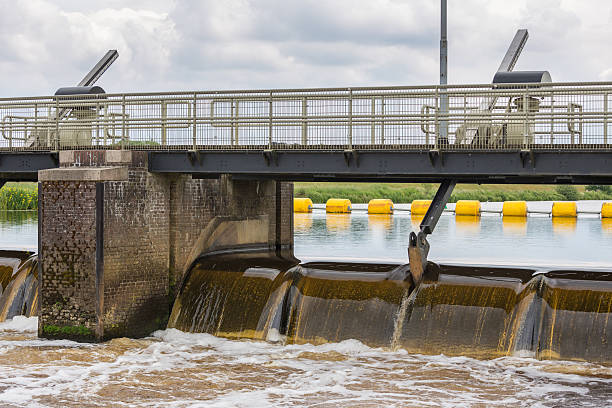 istock Barrage in Dutch river Vecht 495919531