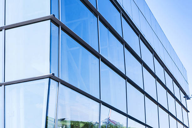 istock Exterior of a glass building 495919917