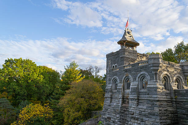 istock Lateral view of the Belvedere castle 495923586