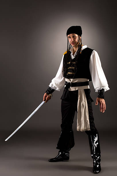 istock Attractive man dressed pirate for Halloween 495924294