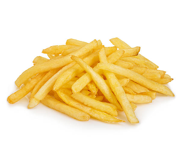 istock Potatoes fries isolated on white 495924684