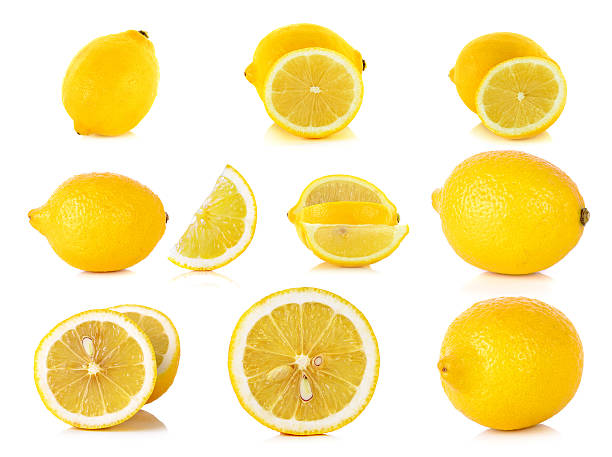 istock Yellow Lemon isolated on the white background 495924762