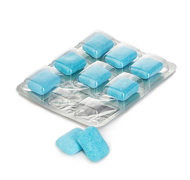istock chewing gum in blister close-up on a white background 495924768