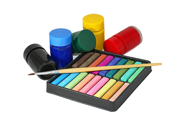 istock Crayon chalk and water color 495925288