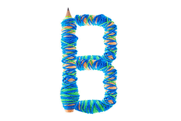 istock Letter B logo. Alphabet logotype from pencil / education symbol. 495925312