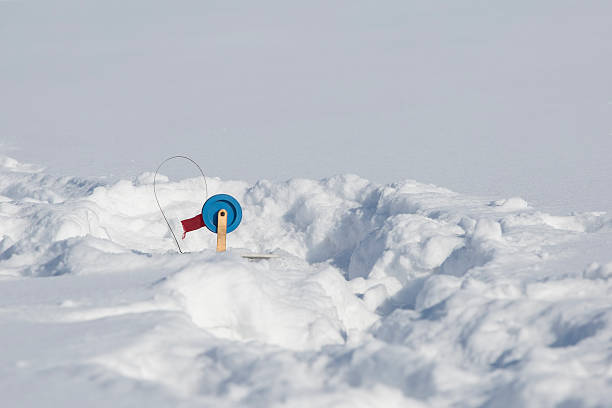 istock Winter fishing tackle 495927944